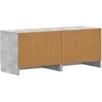 vidaXL Tv-meubel Betongrijs Bewerkt hout