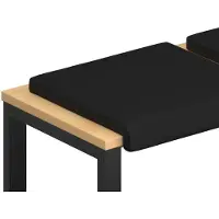 vidaXL Bankkussen 2 st Kunstleer Zwart Diepte 35 cm