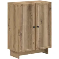 vidaXL 3-delige badkamerkast set EDE Artisanaal eiken Bewerkt hout