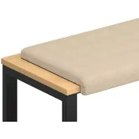 vidaXL Bankkussen Microvezel Crèmekleurig Diepte 35 cm