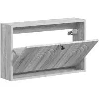 vidaXL Wandgemonteerde Schoenenkast ALKMAAR 71 x 17 x 43 cm
