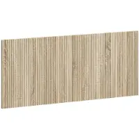 vidaXL Wandgemonteerd Hoofdbord ARNHEM Sonoma Eiken Bewerkt hout