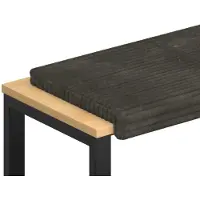 vidaXL Bankkussen Pluche Corduroy Antraciet Diepte 35 cm