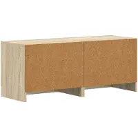 vidaXL Tv-meubel Sonoma Eiken Bewerkt hout