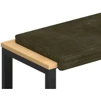 vidaXL Bankkussen Pluche Corduroy Groen Diepte 35 cm