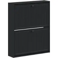 vidaXL Wandgemonteerde Schoenenkast EDE 71 x 17 x 86 cm Bewerkt hout