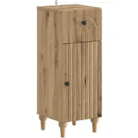 vidaXL 3-delig badkamerkast set ALKMAAR Artisanaal eiken Bewerkt hout