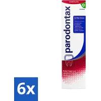 Parodontax 6 x - Tandpasta - Extra Fresh - Verfrissende Reiniging - 75 ml - Tandpasta - Tandvlees - Mondverzorging - Frisse Adem - Tandplak