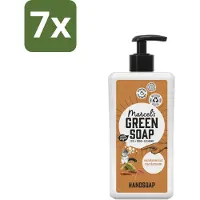 Marcel's Green Soap - Handzeep - Sandelhout & Kardemom - Voor dagelijks gebruik - 500 ml - Bulkverpakking - 7 stuks