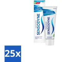 Sensodyne - Tandpasta - Extra Fresh Gel - Verfrissend - 75 ml - Bulkverpakking - 25 stuks