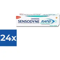Sensodyne Tandpasta - Rapid Relief Extra Fresh - 75ml - Voordeelverpakking 24 stuks