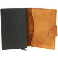 Bear design Creditkaarthouder CL 15254 - Cognac