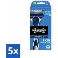 Wilkinson Sword 5 x Wilkinson - Navulmesjes - Hydro 5 Skin Protection Scheermes Regular - Comfortabel - 1 mesje - Scheermesje - Hydro 5 - Huidbescherming - Scherpe Mesjes - Comfortabel Scheren