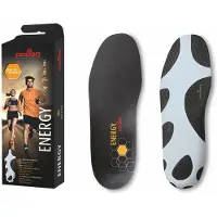 Pedag Energy Mid inlegzool – Stabiliteit + energie-terug – Geschikt voor normale schoenen, sportschoenen en werkschoenen, van kunststof en textiel – 40/41