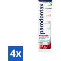 Parodontax 4 x - Tandpasta - Tandvlees+Gevoeligheid & Adem - Whitening - 75 ml - Tandvlees - Gevoeligheid - Adem - Witte Glimlach - Tandpasta
