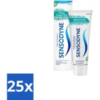 Sensodyne - Tandpasta - Deep Clean Gel - Grondige Reiniging - 75 ml - Bulkverpakking - 25 stuks