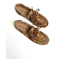 DWRS Latty Deer Hair On cognac damesmocassin
