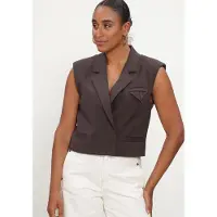 Copenhagen Muse Dames Blazers Cmtailor-short-waistcoat - Bruin - Maat S