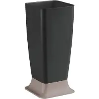 Famanu – Paraplustandaard, antraciet/licht duifgrijs, 25 x 25 x 55 cm, stevig en stijlvol