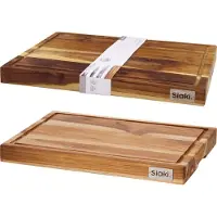 Koopman snijplank teak keukenaccessoire 45x35x4cm hout.