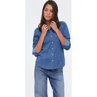 ONLY Jdysandie Overhemd Dames Blauw L