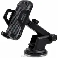 Pingi Iverve Telefoonhouder Auto – Universele GSM Houder met Zuignap – Voor Dashboard & Raam – Stevige Autohouder voor Smartphone - zwart