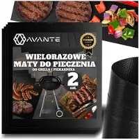 Avante 2x Teflon Grillmat - Bakken & Grillen - Herbruikbaar - 40x33 cm