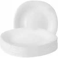 Altom Design Witte Harmony dessertplanken 21,5 cm - 12 stuks