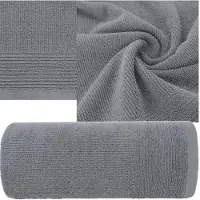 Eurofirany Luxe Katoenen Badhanddoek 70x140cm 500 gsm - Zilverkleurig
