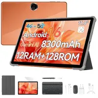Blackview ZENO5 - Tablet - 11 inch - 12GB RAM - 128GB ROM- 8300mAh- Android 16 - Oranje