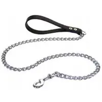 Dino Hondenriem Ketting 2mm x 90cm - Zilverkleurig