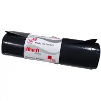 Maan Zwarte Bouwafval Zakken 120L - 10 Stuks