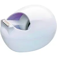 3M Tape Dispenser Design Keivormig by Karim Rashid, Wit + 1 Rol Magic Tape 19 mm x 7,5 m