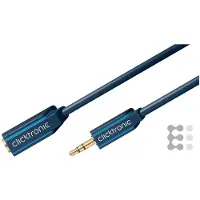 ClickTronic Jack verlengkabel - 3,5 mm jack male naar 3,5 mm jack female - Clicktr