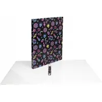 Biurfol Segregator A4 Neon 2cm, 2 ringen, PVC, met print