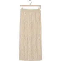 MSCH Copenhagen Dames Rokken Mschcelestina Hw Skirt - Creme - Maat L/XL
