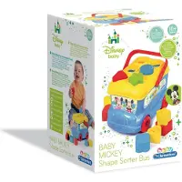 Clementoni Disney Mickey Baby Shape Sorter Bus Veelkleurig 10 Months Kinderen