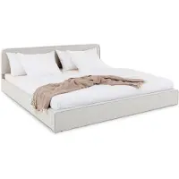 Idimex LATINI-boxspring 160x200 cm in lichtgrijs met verstelbaar hoofdeinde