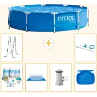 Intex Framezwembad, rond - 366x76 cm - 7-delig, model S21011