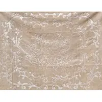 Elway dikke beige pluche plaid 160x210 cm - warm en stijlvol