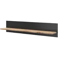 Famanu – Wandrek in eiken Wotan, 100 x 20 cm, ideaal voor het decoreren van je interieur