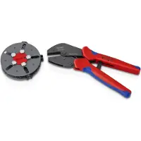 Knipex 97 33 03 MultiCrimp Krimptang Met Wissellader - MC4 /MC4 EVO2 - 0.25 - 6 Mm²