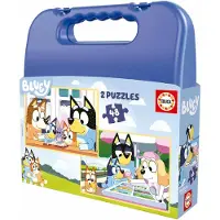Educa Puzzle Suitcase 2x48 - Bluey (80-19831)
