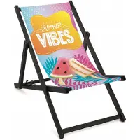 AllBags Premium Houten Loungestoel - Opvouwbaar & Duurzaam