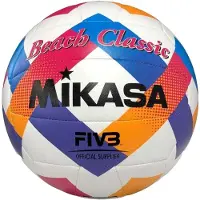 MIKASA - "Beach Classic" Volleybalset PP7740 (5-delig) (Wit/Blauw/Roze)
