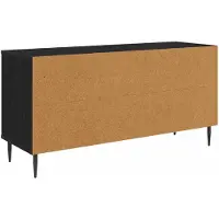 vidaXL Tv-meubel BREMEN 102 x 33 x 51 cm Zwart eiken Bewerkt hout