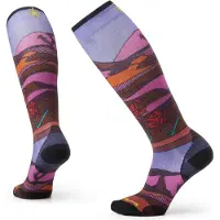 Smartwool Sok Women Ski Zero Cushion Floral Field Print OTC Socks Picante-S