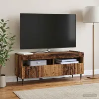 Prolenta Maison Exclusive - LED-TV-kast ZWOLLE, 100 x 35 x 43 cm, gerecycled hout, houtvezelplaat