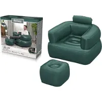 Bestway Opblaasbare donkere stoel 75137