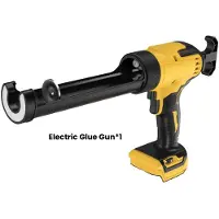 OEM Dichtbij, 6-traps snelheidsregeling, LED-verlichting, geel, zonder batterij